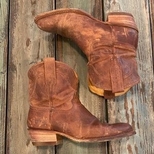 Tecovas Vintage The Penny Womens Ankle Short Western Cowgirl Cowboy Boots 8.5